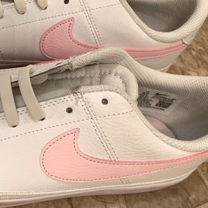 WHITE/BABY PINK SNEAKERS